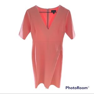 A pink cute formal dress